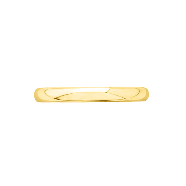 2.5mm European Fit Wedding Band