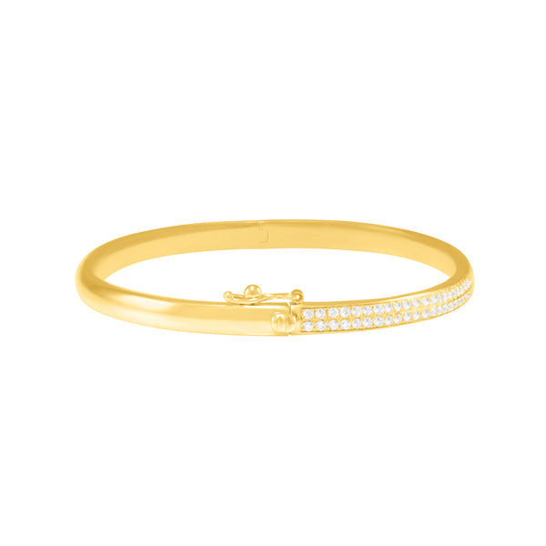 2-Row Diamond Bangle