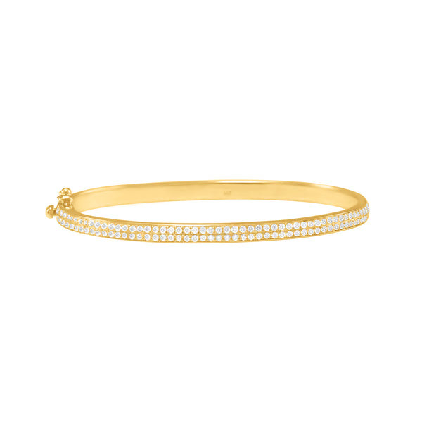2-Row Diamond Bangle