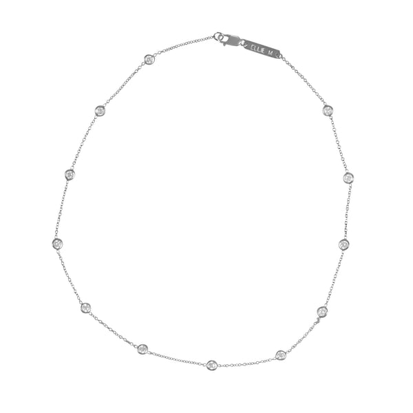 Bezel Set Diamond Choker
