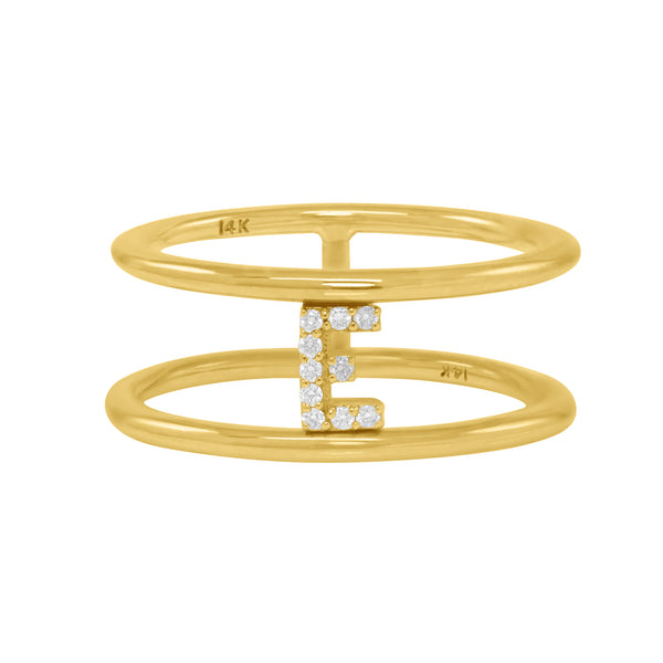 Custom Letter Ring