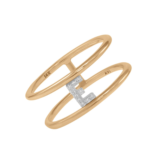 Custom Letter Ring