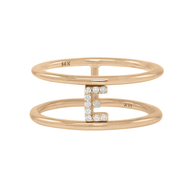 Custom Letter Ring