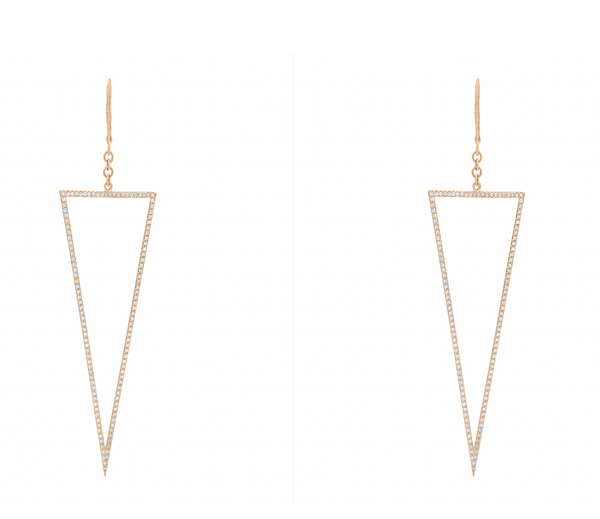 Triangle Dangle Earrings