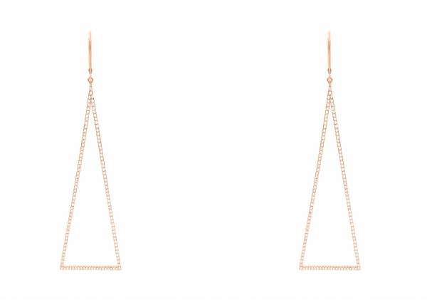 Triangle Dangle Earrings