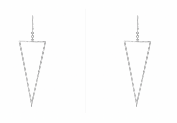 Triangle Dangle Earrings