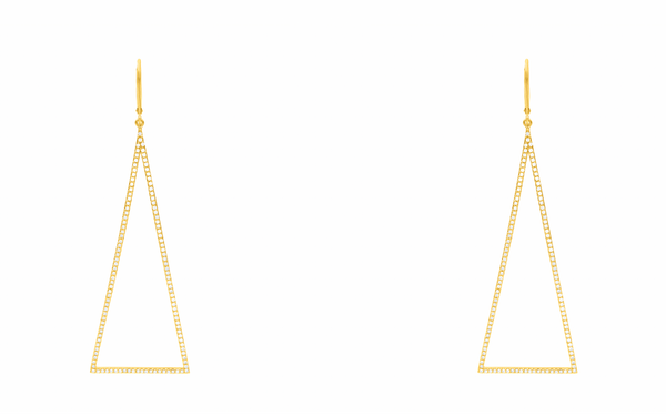 Triangle Dangle Earrings