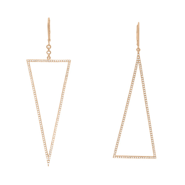 Triangle Dangle Earrings
