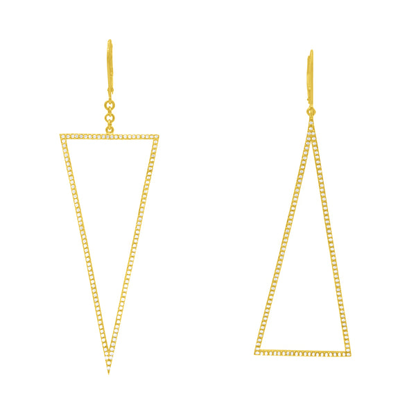 Triangle Dangle Earrings