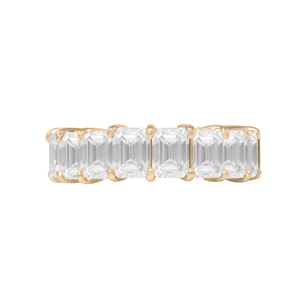 Emerald Cut Eternity Band