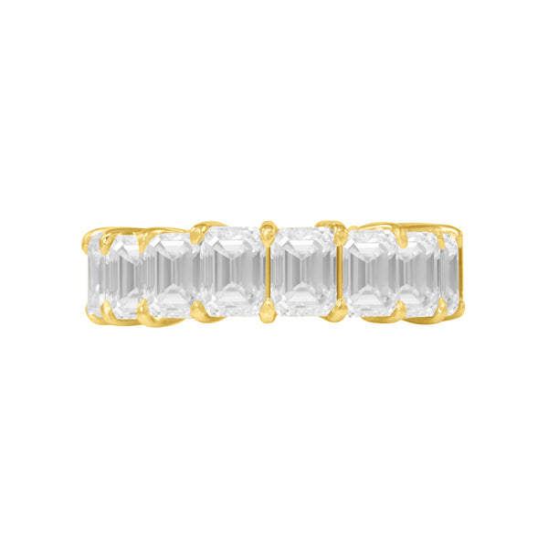 Emerald Cut Eternity Band