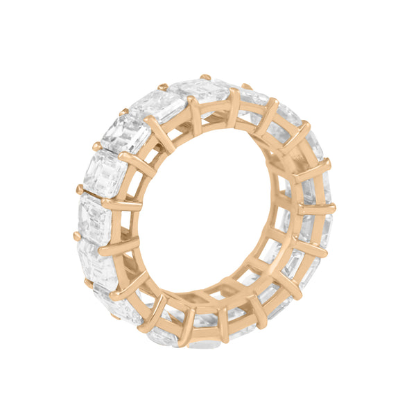 Emerald Cut Eternity Band