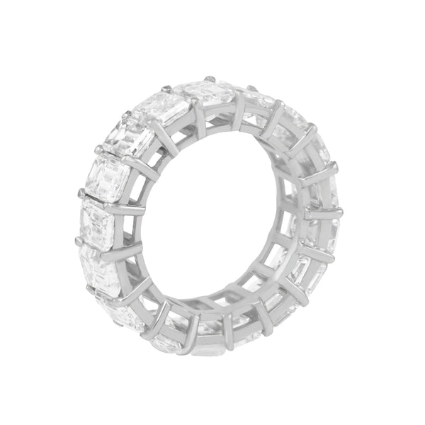 Emerald Cut Eternity Band