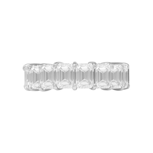Emerald Cut Eternity Band