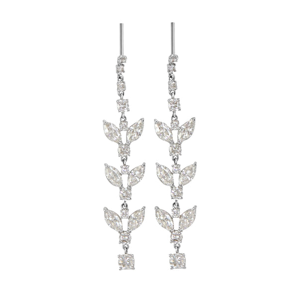 Spring Flower Drop Earrings
