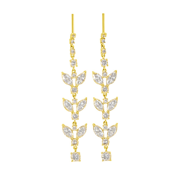 Spring Flower Drop Earrings
