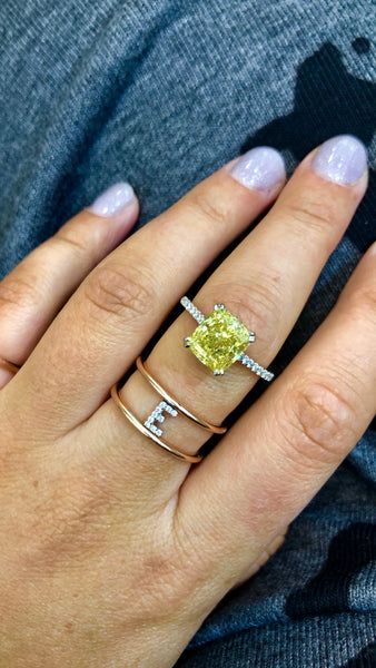 Custom Letter Ring