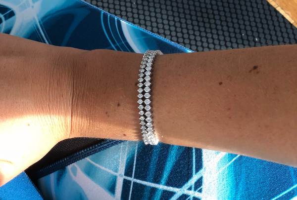 2-Prong Tennis Bracelet