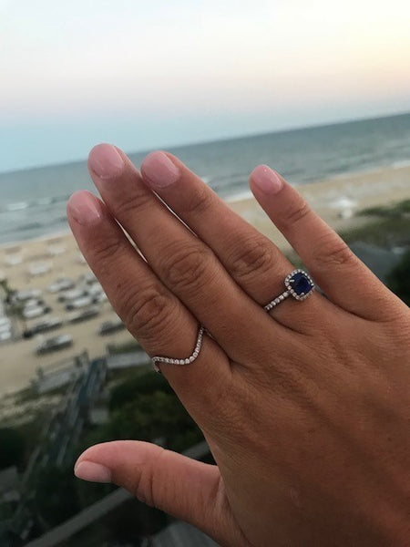 Diamond Wavy Stackable