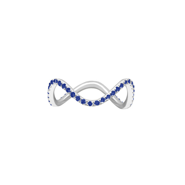 Sapphire Wavy Stackable