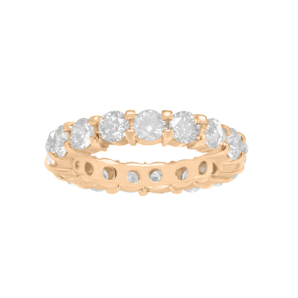 Round Brilliant Closed Eternity Band