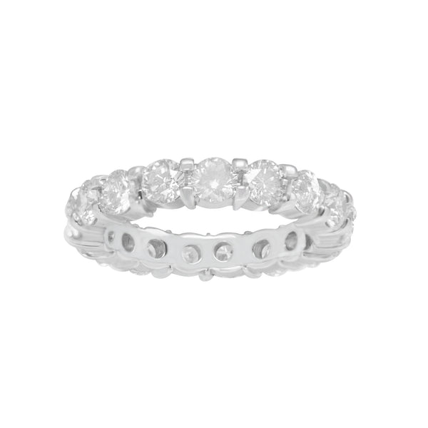 Round Brilliant Closed Eternity Band