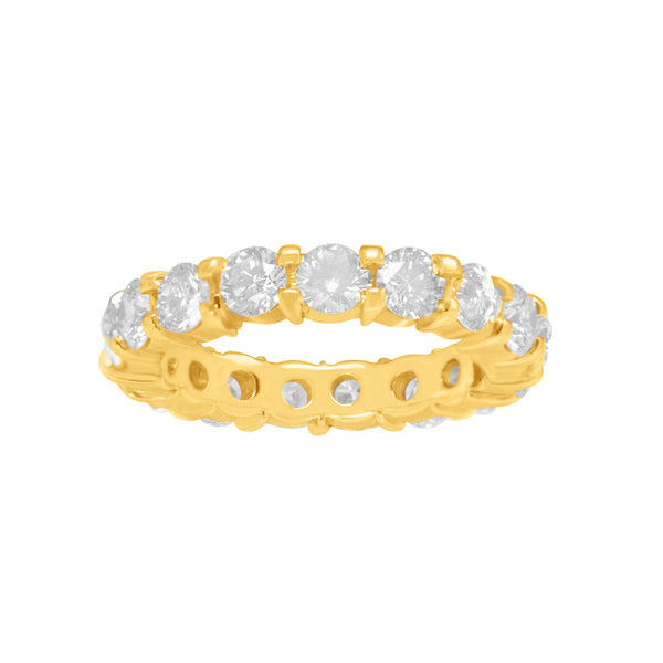 Round Brilliant Closed Eternity Band