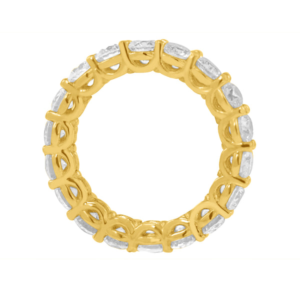 Round Brilliant "U"  Eternity Band