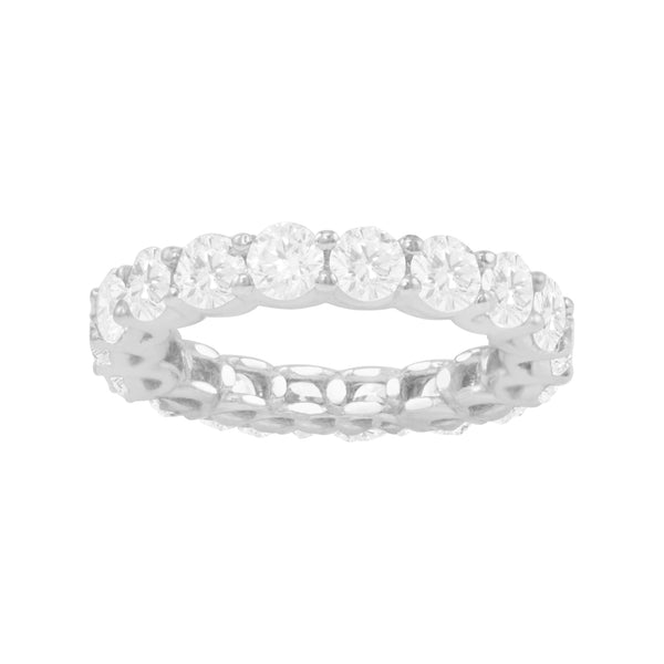 Round Brilliant "U"  Eternity Band