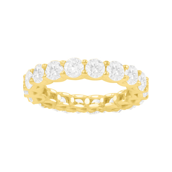 Round Brilliant "U"  Eternity Band