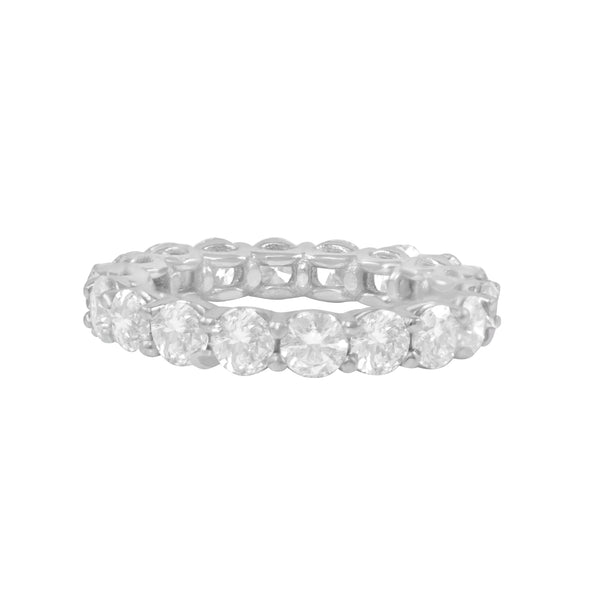 Round Brilliant "U"  Eternity Band