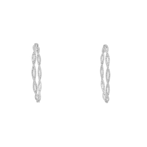 Infinity Hoop Earrings
